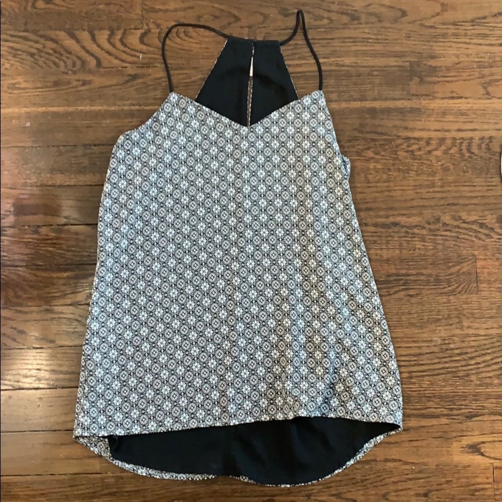 Worn once! Express printed tank-reversible. XS
